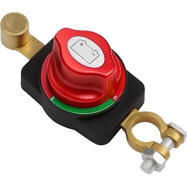 Interrupteur De Batterie 1500A Avec Clé - 12V/24V Pour Voiture, Bateau, Camping-car - Sécurité Et Coupure Facile