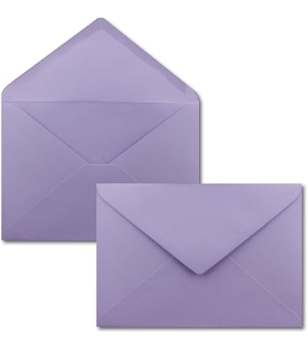 FarbenFroh by GUSTAV NEUSER Set di 250 biglietti pieghevoli con busta, formato DIN A7, orizzontale, 10,5 x 7,4 cm, bianco naturale, con buste per lettere, C7, colore antracite, incollaggio a umido