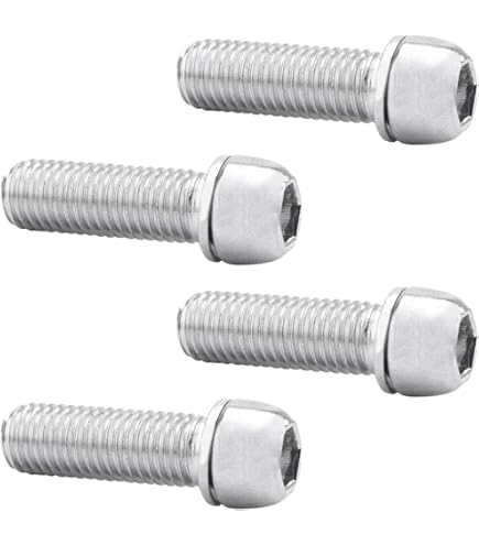 Vis De Tige De Selle De Vélo, M5x30/35/40mm Tige De Selle De Vélo En Alliage De Titane Boulon Fixe Vis à Tête Ronde Pour Tube De Selle De Vélo(Titane M5x35