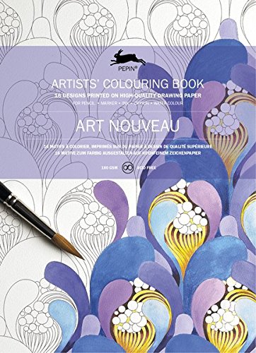 Download Art nouveau : 16 motifs à colorier, imprimés sur du papier à dessin de qualité supérieure Download Art nouveau : 16 motifs à colorier, imprimés sur du papier à dessin de qualité supérieure