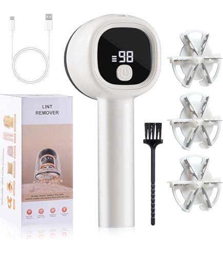 Déboulineur électrique Anti-bouloche – Rasoir à Peluches Pour Vêtements – USB – Rose – Pour Pulls, Couvertures, Tissus