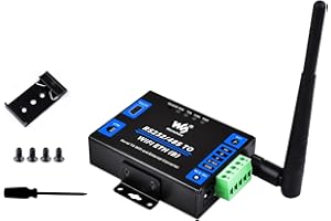 WAVESHARE Convertitore RS232/485 a WiFi Ethernet Server Seriale, Modbus Gateway, MQTT Gateway, Supporto Seriale a WIFI, Seriale a Ethernet, Ethernet a WIFI ecc. Alimentazione DC 6~36V