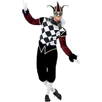 Disfraz De Arlequín Bicolor Para Hombre - Blanco Y Negro, Carnaval, Fiesta Temática Disfraz De Arlequín Bicolor Para Hombre - Blanco Y Negro, Carnaval, Fiesta Temática