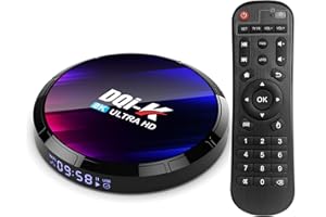 DQI-K 2024 Android 13 TV Box,H96MAX 4GB 64GB TV Box 8K RK3528 Quad-Core Support HDR10 WiFi6 2.4G/5.8G USB 3.0 Jugar TV Boxes de Android