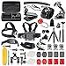 Price comparison product image Followsun 52-In-1 Sports Action Camera Accessories Kit for GoPro Hero Session/5 Hero 1 2 3 3+ 4 5 SJ4000 SJ7000 DBPOWER AKASO VicTsing APEMAN WiMiUS Rollei QUMOX Lightdow Campark And Sony Sports DV