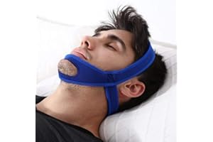 ANGGREK Correa Antironquidos, Dispositivos Antironquidos Correa Para La Barbilla Cinturón Antironquidos 2 Colores Unisex Dormir Antironquidos Diadema Correa De Soporte Para La Mandíbula Cinturón