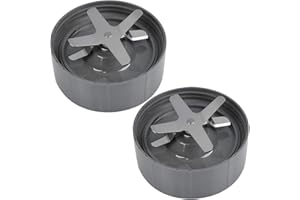AUMUA 2 Pezzi Parti di Ricambio del Frullatore, Pezzi di Ricambio Lama con Guarnizioni per Frullatore per NutriBullet Pro 900 W e Nutribullet Original 600 W, Lama Estrattore per Blender Accessorio