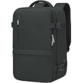 Xkdoai Mochila 40x30x20 Mochila Viaje Cabina Avion Mochila de Viaje para Ryanair Equipaje de Mano con Bolsa Antirrobo Bolsill