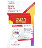 Gamegenic Protège-cartes Matte 67x103 Mm – Sleeves 7 Wonders, Brun, 80 Pièces, épaisseur 100 Microns, Anti-reflets