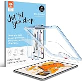 m.tk moveteck iPad Air 5. Nesil 10.9 in&ccedil; ile Uyumlu Cam Ekran Koruyucu, Otomatik Hizalama Aparatlı, Şeffaf