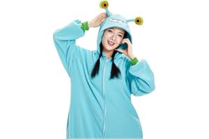 RandWind Pyjamas Onesies Cosplay Unisexe Animaux Halloween Costume Combinaison