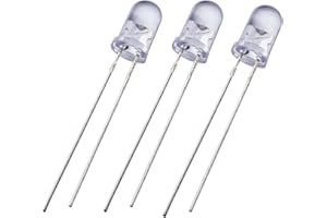 10 x Warm White 5mm Ultra Bright LEDs Clear LED Bulb | UMTMedia®