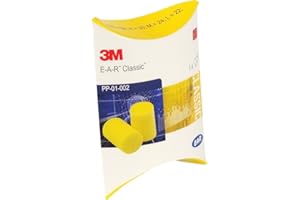EAR CLASSIC II Ear Classic, Tapones de protección auditiva, 25 pares, amarillo, SNR = 28 dB
