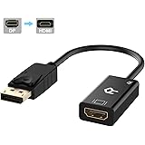 Rankie DisplayPort (DP) to HDMI Adapter, 4K Resolution Converter with Audio, Black