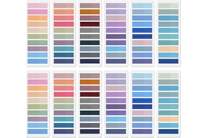 Hanyousheng 2400 Pezzi Segnapagina Adesivi, 12 Stili Segna Pagine Adesivi, Colorati Segnapagina, Sticky Notes Adesive, Linguette Adesive Segnapagina, per Indice, Pennarelli Pagin, Classificazione File