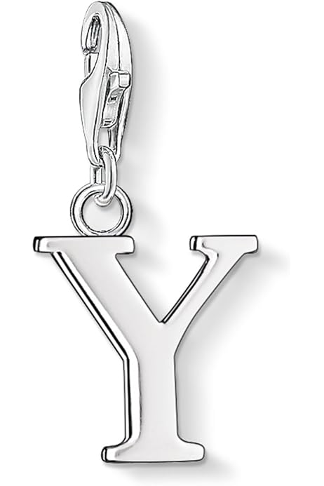 Breloque Lettre Argent 925 Thomas Sabo - Charm Club Connect - Œillet Filigrane Pour Collier Ou Bracelet - Sans Pierre