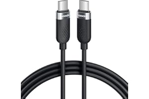 toocki 60W USB C do USB C kabel ładowania ze silikonu, 3 m, szybkie ładowanie PD 3.0 – kompatybilny z iPhone 17/16 / Samsung Galaxy S24 / MacBook/Switch, czarny