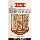 Duru Karabuğday Ezmesi A&ccedil;-Kat 200 g (10 Adet x 20 Gram) - Y&uuml;ksek Lifli, Şeker İlavesiz ve Glutensiz Beslenmeye Uygun Pratik K