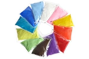 Bright Creations 12 Pack Coloured Sand for DIY Crafts, Art Supplies (5.5 kg in Total, 12 Colours)