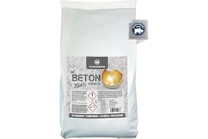 ‎WANDERS24 Wanders24 Bastelbeton zum Gießen - 20 kg - Beton für Kreative - Bastel Beton - Beton Deko - Beton wetterfest - Made in Germany