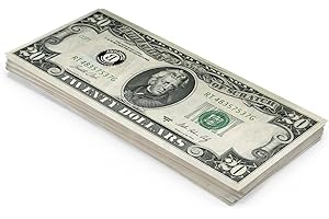 SCRATCH LOVER Scratch Cash Dólares Old Style - 100 x $20 dólares (tamaño real), dinero para jugar, Props Money