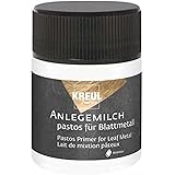 Kreul 99452 - Anlegemilch pastos, 50 ml, dickflüssiger Spezialkleber zum Anlegen von Blattmetall, zum Schablonieren, für Abkl
