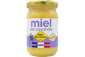 Pack Découverte MIELS VILLENEUVE - 4x250g Miel de Lavande de France - Texture Crémeuse – Intensément aromatique, Cristalliation fine à moyenne
