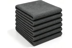 GOWENIC 6 St Mikrofiberrengöringsdukar för Kök Fönster Bil (6pack)