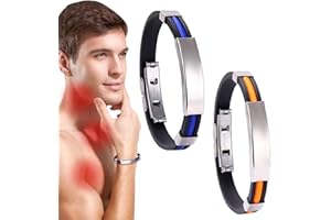 EXQST Oveallgo Titanium Wristband Pro Titanium Stainless Steel Magnetic Energy Bracelet Titanium Detox Lymphatic Drainage Magnetic Bracelet