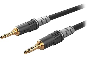 Sommer Cable Basic 30cm kurzes Mini- Klinkenkabel Patchkabel 2X 3,5mm Klinkenstecker Stereo 3-pol mit Hicon Connectors - HBA-3S-0030