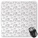 Produktbild HYYCLS 4th of July Teppichläufer, American Festivities with Freedom and Liberty Themes Summer Celebrations, Standard Size, rechteckig, Nicht Rutschfest, Mousepad, Rot/Weiß