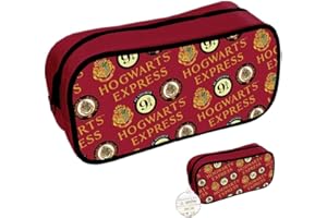 PYRAMID INTERNATIONAL Harry Potter Platform 9 3/4 & Hogwart Zip Up prostokątny piórnik dla dziewcząt, chłopców, kobiet i mężczyzn – oficjalny produkt