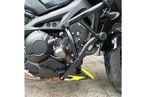 LORABABER Motorrad Motor Schutz Stoßstange Autobahn Stunt Käfig Sturzbügel für MT09 2017-2020 MT09 SP Tracer 900/GT 2018-2020 XSR900 2016-2020 Rahmen Fallen Körper Schutz Crash Bars Kit Gas Tank Schutz