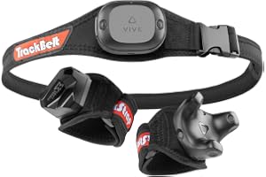 Rebuff Reality Track Belt with 2 Track Straps VR Vive | Compatible with HTC Vive Tracker 3.0 2.0 Ultimate & Tundra, VRChat Full Body Tracking, Vive Ultimate Tracker Straps