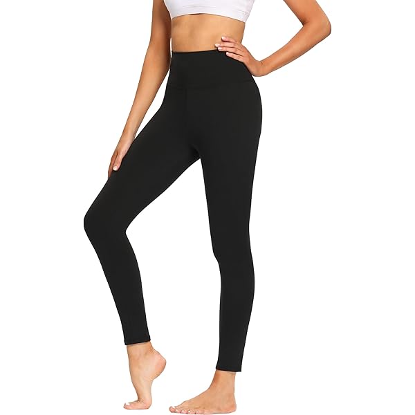 Damen Sport Leggings Mit Taschen - High Waist Yogahose Blickdicht