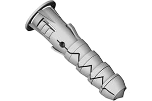 Wall Plugs M12 x 60mm (Pack of: 10) Universal Plug Expansion Heavy Duty Multi Purpose Masonry Fixings DIYUK