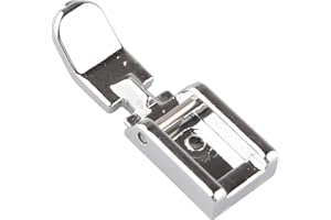 Jopto Langlebige, schmaler Reißverschluss, Reißverschluss, Nähfuß für niedrige Schaft, Snap-On-Sänger, Brother, Babylock, Janome, Kenmore, Weiß, Juki, New Home Simplicity Elna Husqvarna Janome