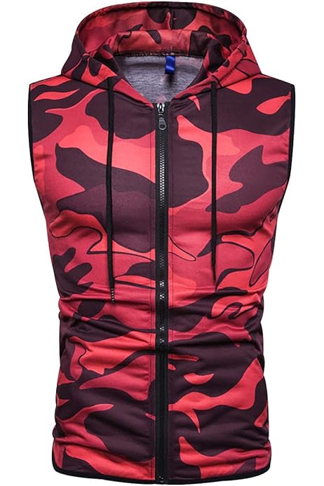 Débardeur Homme Sport Débardeur De Sport à Capuche Homme Tissu