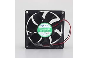 CYRMZAY Compatible pour TX8025L12S 12V 0.08A 8025 8cm Ventilateur de Refroidissement Silencieux