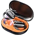 OneNine Open Ear Headphones, PX7 Waterproof Wireless Earphones with Earhooks, Bluetooth 5.3 Running Earbuds 60Hrs Playtime with Microphone for Sports, Workouts