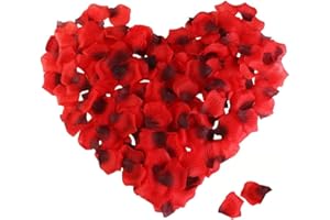 Loiina Rosenblätter 3000 Stück für Geburt Hochzeit Deko, Valentinstag, Geburtstag Party Dekoration, Romantische Atmosphäre