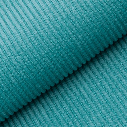 Baibu Einfach Dekorativ Sofa Kissenbezug Kissenhülle mit verdecktem Reißverschluss aus Kord in 10 modernen Farben und 6 Größen 40x145cm Türkis - 3