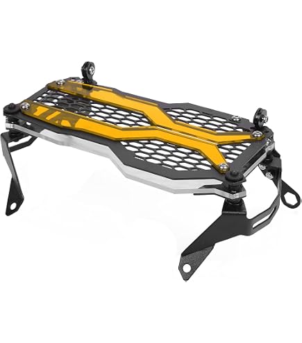 Grille De Protection Phare Avant Noir – Compatible BMW R1200GS / R1250GS Adventure LC