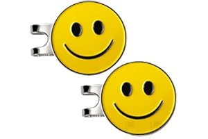 Adhere Marcatori per palline da golf in smalto morbido con forte clip magnetica per cappello, un regalo di alta qualità per golfisti