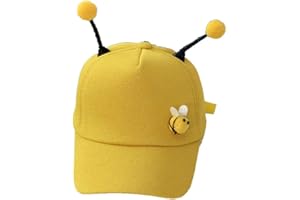 Demarkt Baseball Cap Kinder Unisex Baumwolle Baseball Mützen Kleine Biene Sonnenhut für Jungen Mädchen