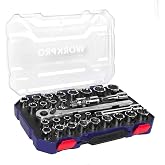 Workpro WP202525 30 Par&ccedil;a 1/2 Cr-V Lokma Takımı