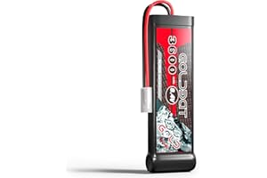 GOLDBAT 8.4V Battery Pack High Capacity 7-Cell 3600mAh NiMH Battery Pack, Replacement Hobby Battery for RC Car, RC Truck, RC Tank, RC Boat with Standard Tamiya Connector(1 PACK)
