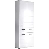 Trendteam Smart Living Amanda Badkamerkast, 60 x 56 x 34 Cm, Grijs Hoogglans