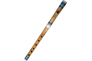 ERADIUS Bansuri Indian Flute For Beigginners to Professional Bamboo Flute 14 inch B Scale Transverse Flute