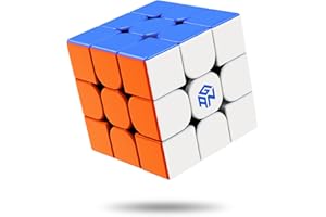ROXENDA Gan 356 RS, Stickerless 3x3 Cube,Speed Cube V3 System 3x3x3 for Beginners and Professionals, Gan 356 R Upgraded Version